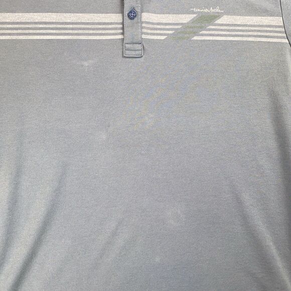 Travis Mathew Men's XL Embroidered "Cardinal CT Adel GA" Blue Golf polo shirt - Picture 9 of 10